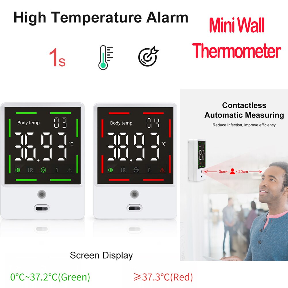 7 Types Non-Contact Infrared Temperature Measurement Body infrared Temperature Meter Home Office Wall Digital Temperature Tool: MINI WALL 2