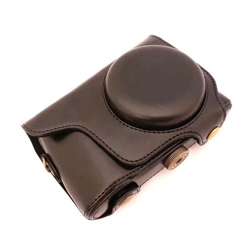 Pu Leather Camera Case For Samsung GALAXY EK-GC100 GC100 GC110 GC200 EK-GC-200 Digital Camera Bag Black White brown coffee Cover