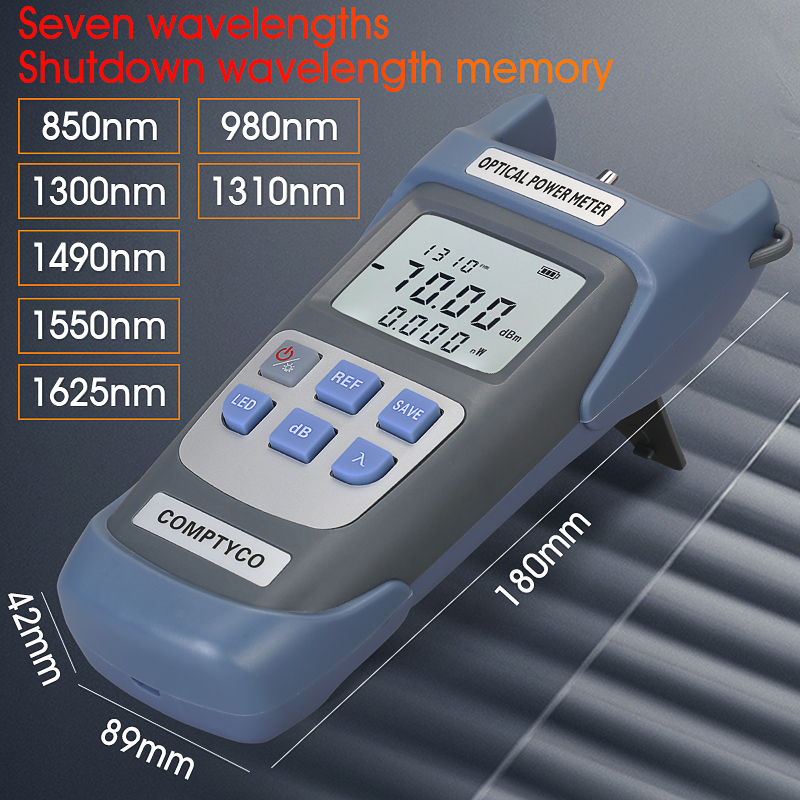 2 In1 FTTH Fiber Optic Tool Kit Fiber Optical Power Meter -70 +10dBm Visual Fault Locator Fiber Optic Test Pen 5-50Km