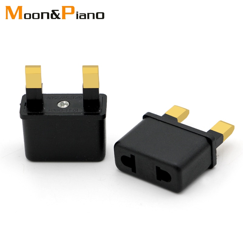 Universal EU US to UK AC Travel Adapter Wall Charger Outlet Adapter Converter 2Socket Input Pin Dubai Singapore Malaysia England