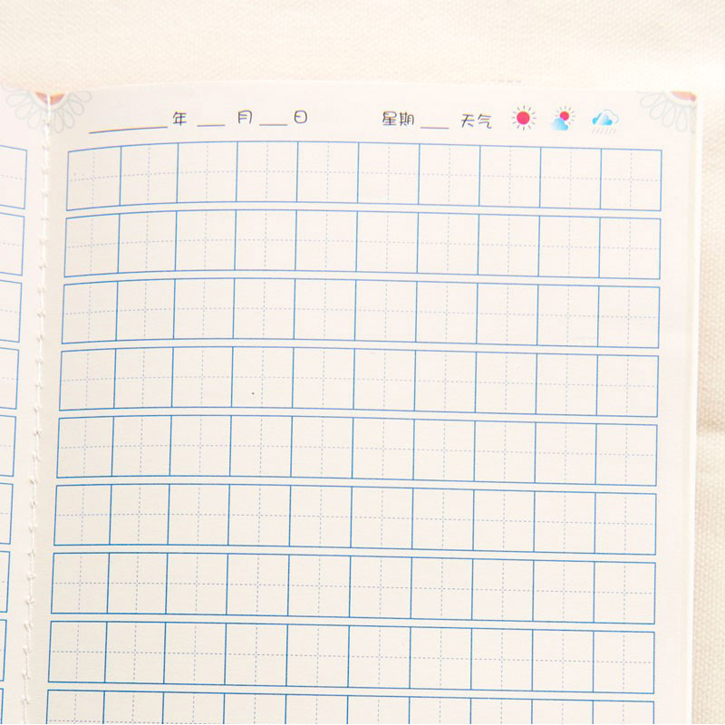 5 Books Chinese Character Exercise Book Hanzi Composition Grid Workbooks Portable Notebook Writing Practice Libros Livros Zeszyt