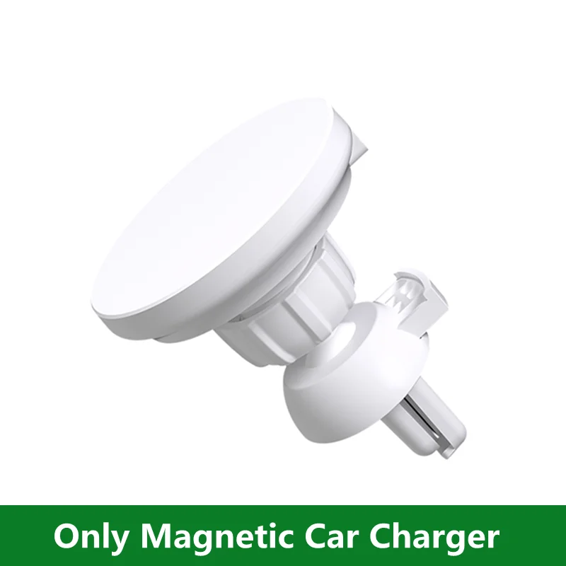 30 W magnetisches kabelloses Auto-Ladegerät Macsafe für iPhone 12 13 14 15 Profi Max Mini Luft entlüften Autotelefonhalter Ständer Schnelles Auto-beladen: Lila