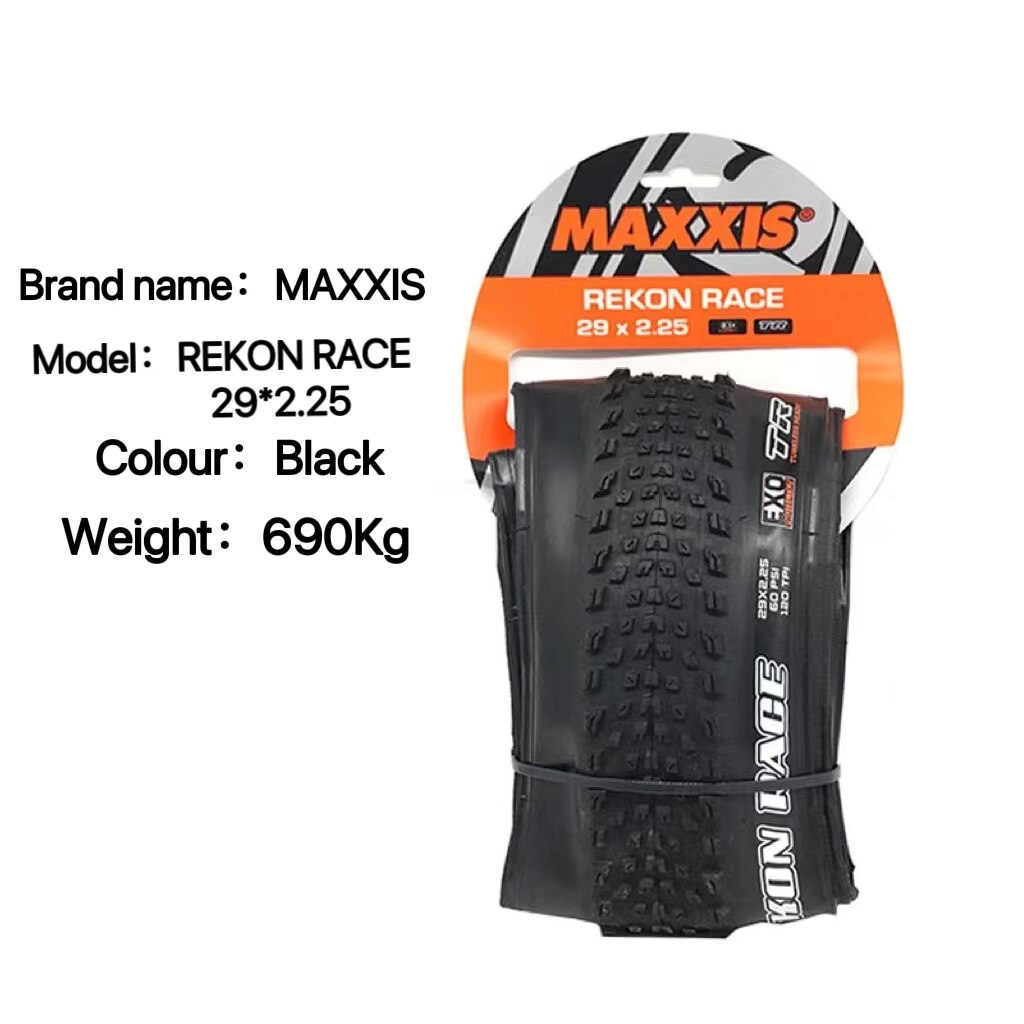 Maxxis rekon race tubeless mtb mountain dæk 29 tommer 29 x 2.25/2.35 xc mtb cykel cross country foldbare clincher cykel dæk: Exo tr b / 2.25
