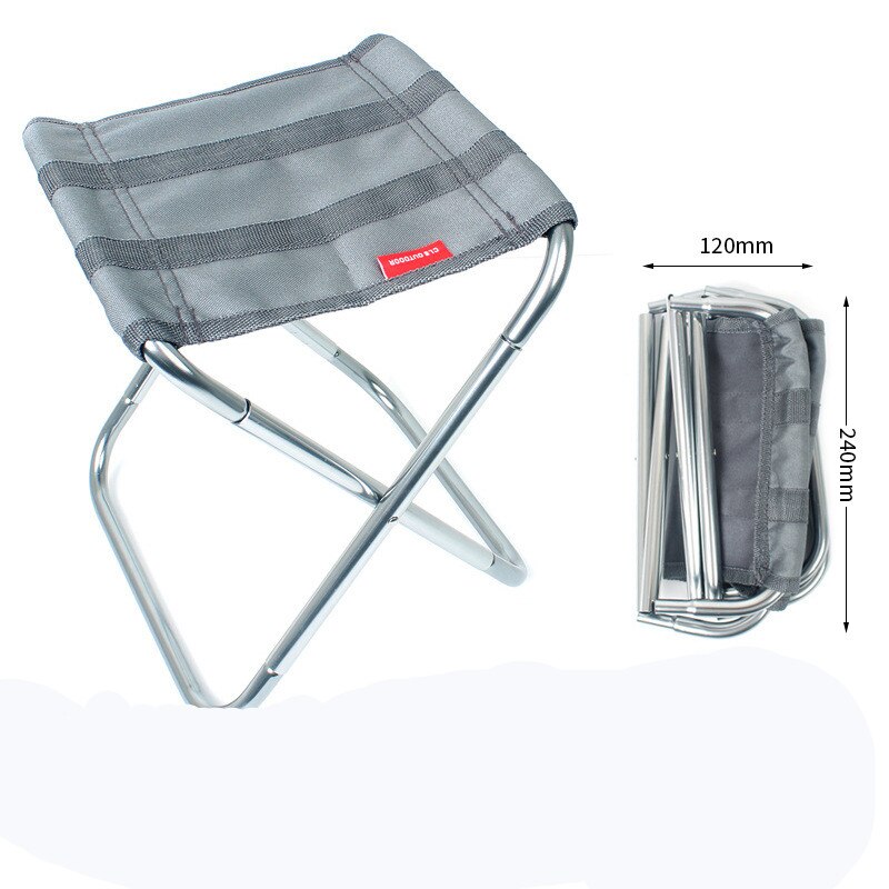 Camping skammel foldbar samll stol bærbar lejr skammel til camping fiskeri vandreture havearbejde strand, camping sæde med bærepose: E