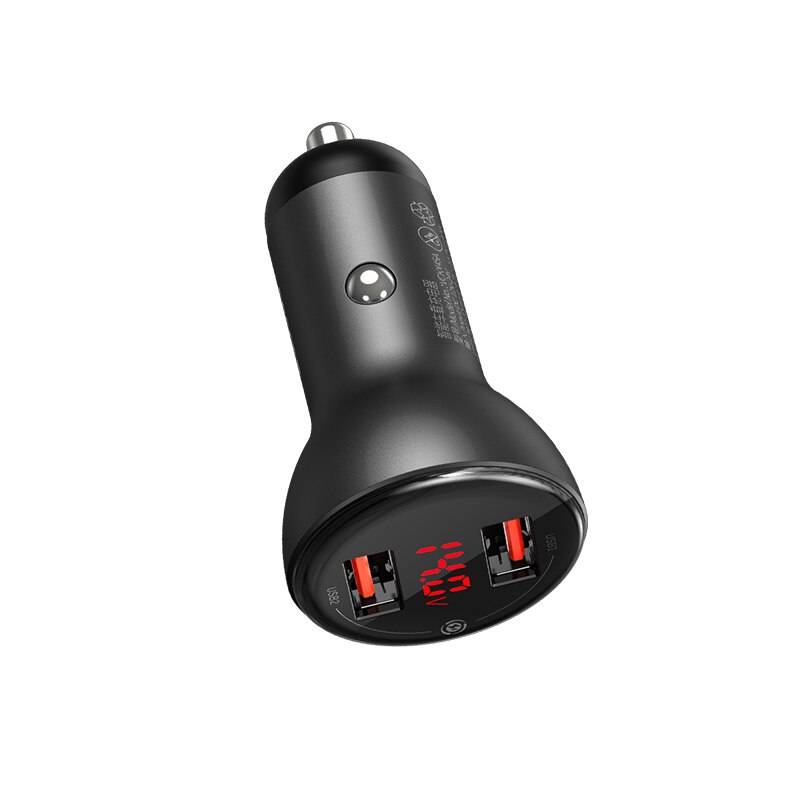 Baseus 45W USB Car Charger Quick Charge 4.0 for Huawei SCP Fast Charger for Xiaomi 9 QC 4.0 3.0 PD 3.0 Fast Car Charging Charger: Gary Dual USB