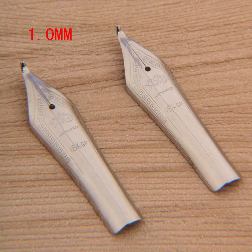 2pc jinhao X750 159 pen 0.5mm 1.0 mm Fountain Pen nib standard size 35 nib: 1.0mm