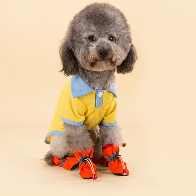 Hond Kat Regen Beschermende Laarzen Waterdicht Dog Schoenen Puppy Pet Anti-Slip Schoenen Laarsjes Zachte Bodem Schoenen Voor Honden hond Schoenen E5M1