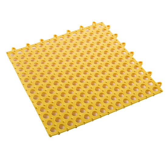 Alfombrillas antideslizantes para baño, Alfombra de malla de PVC, de plástico suave, antideslizante, para masaje de pies, estera de suelo para ducha: yellow