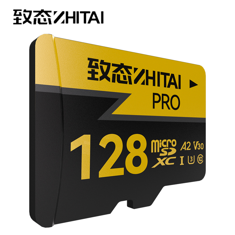 ZHITAI Video Micro SD Card TF/SD 128GB Memory Card 170M/s A2 V30 U3 4K Class 10 UHS-I TF Card Flash Card Storage Card For Phone: Default Title
