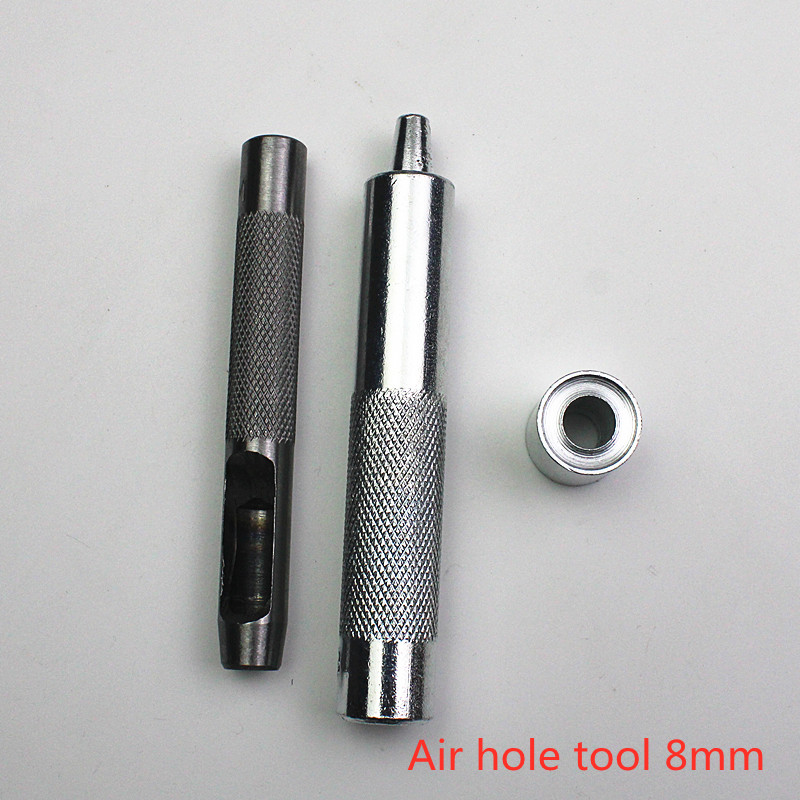 1 Set Handgemaakte Metalen Oogjes Mold Tool 4-14Mm Oogjes Tool Grommet Installatie Carbon Staal Diy Lederen Oogje tool Accessoires: tool 8mm