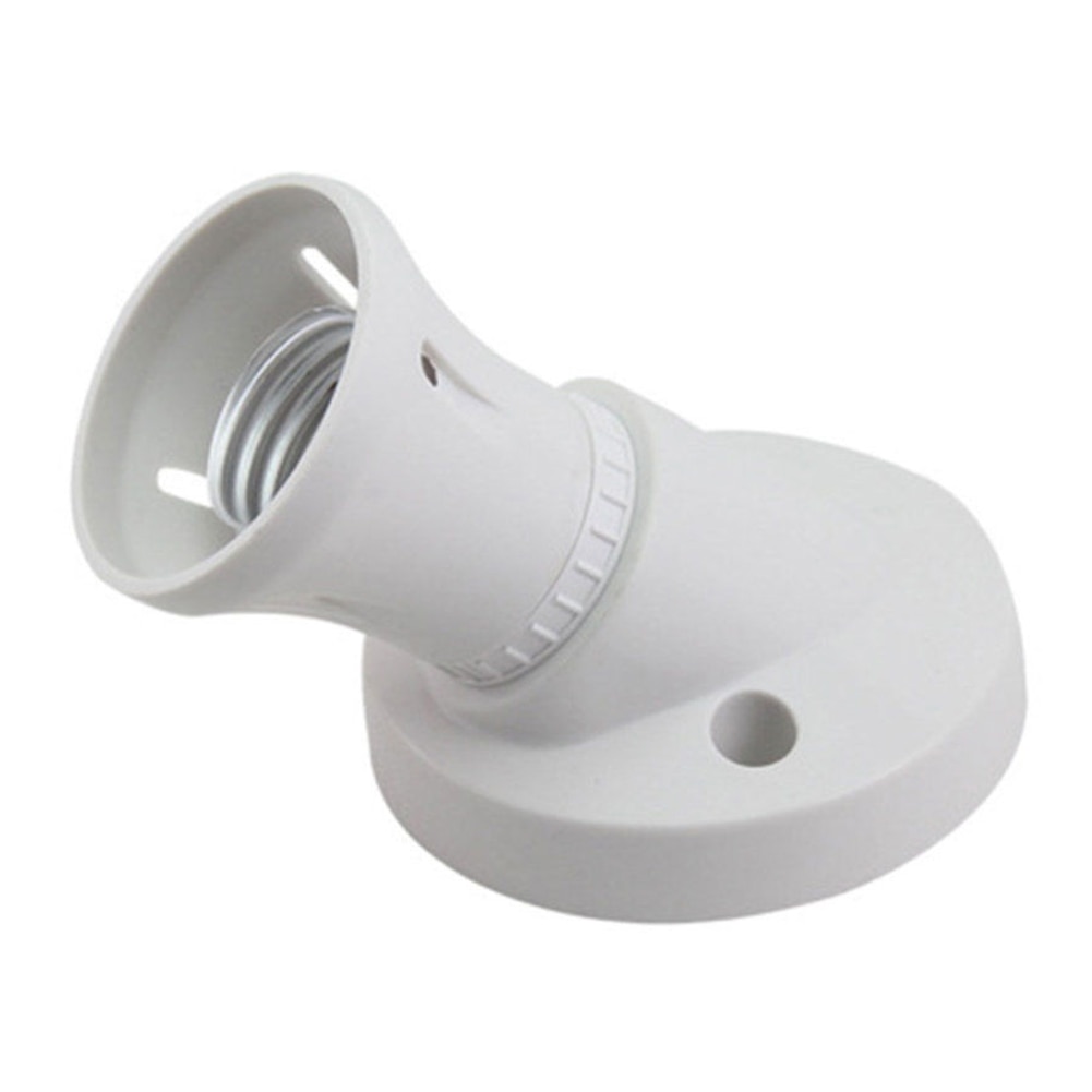 Lampfot adapter montering vägg tak lamphållare skruvlock konverter sockel pendel praktisk kontakt  e27