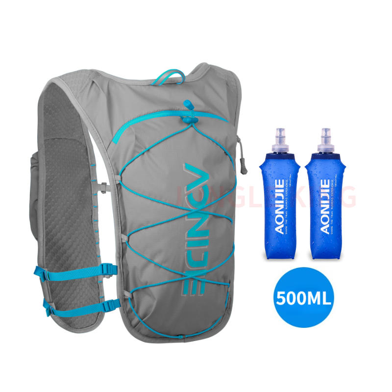 AONIJIE C9107 Outdoor Sports Cross-country Backpack 2L Water Bag Running Hydration Pack Rucksack Vest Bag For 68cm - 130cm Chest: purple color