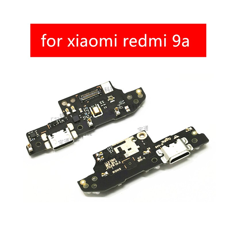 Voor Xiaomi Redmi 9a Usb Lader Connector Flex Kabel Usb Opladen Dock Pcb Board Flex Kabel Audio Jack Reparatie Onderdelen