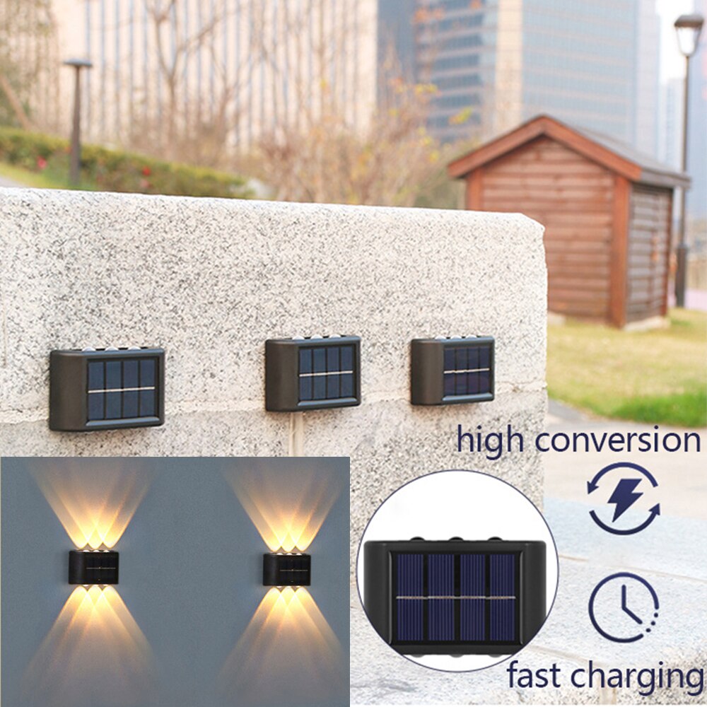 solar tuinverlichting op zonne energie outdoor verlichting balkon wandlamp buitenverlichting Solar garden lights outdoor wall light