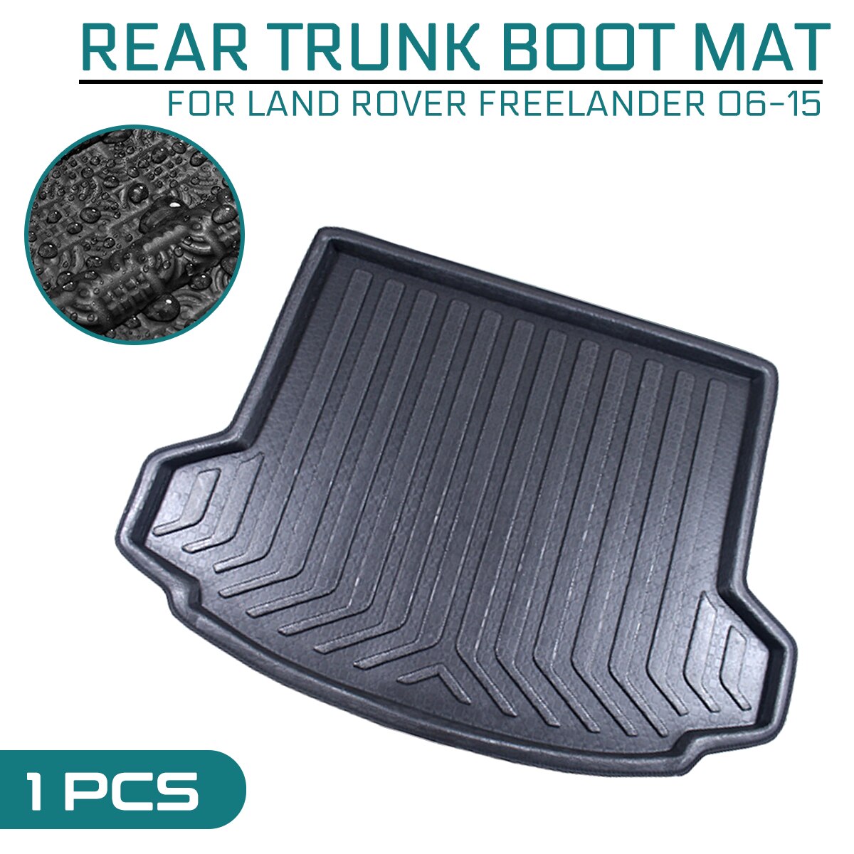 Voor land rover freelander 2 2006 2007 auto vloermat tapijt achterkofferbak anti-modder afdekking