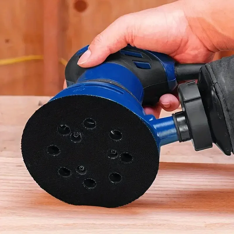 125mm 5- tums slipplatta med 8- hål, slipskiva med kardborre, slipplattor för elektrisk orbitalslip, polering