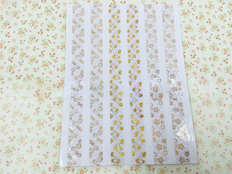 Bronzing DIY album corner stickers Photo stickers DIY Scrapbook Paper Photo Albums Frame Picture Decoration Corner Stickers