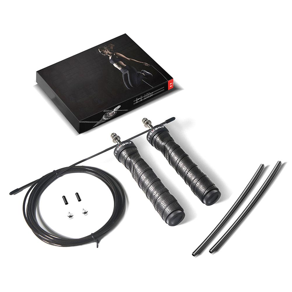 Crossfit springen Seil Überspringen Geschwindigkeit & Gewichteten Springseile mit extra Geschwindigkeit Kabel Kugellager Anti-Unterhose Griff für doppel Unders: normal