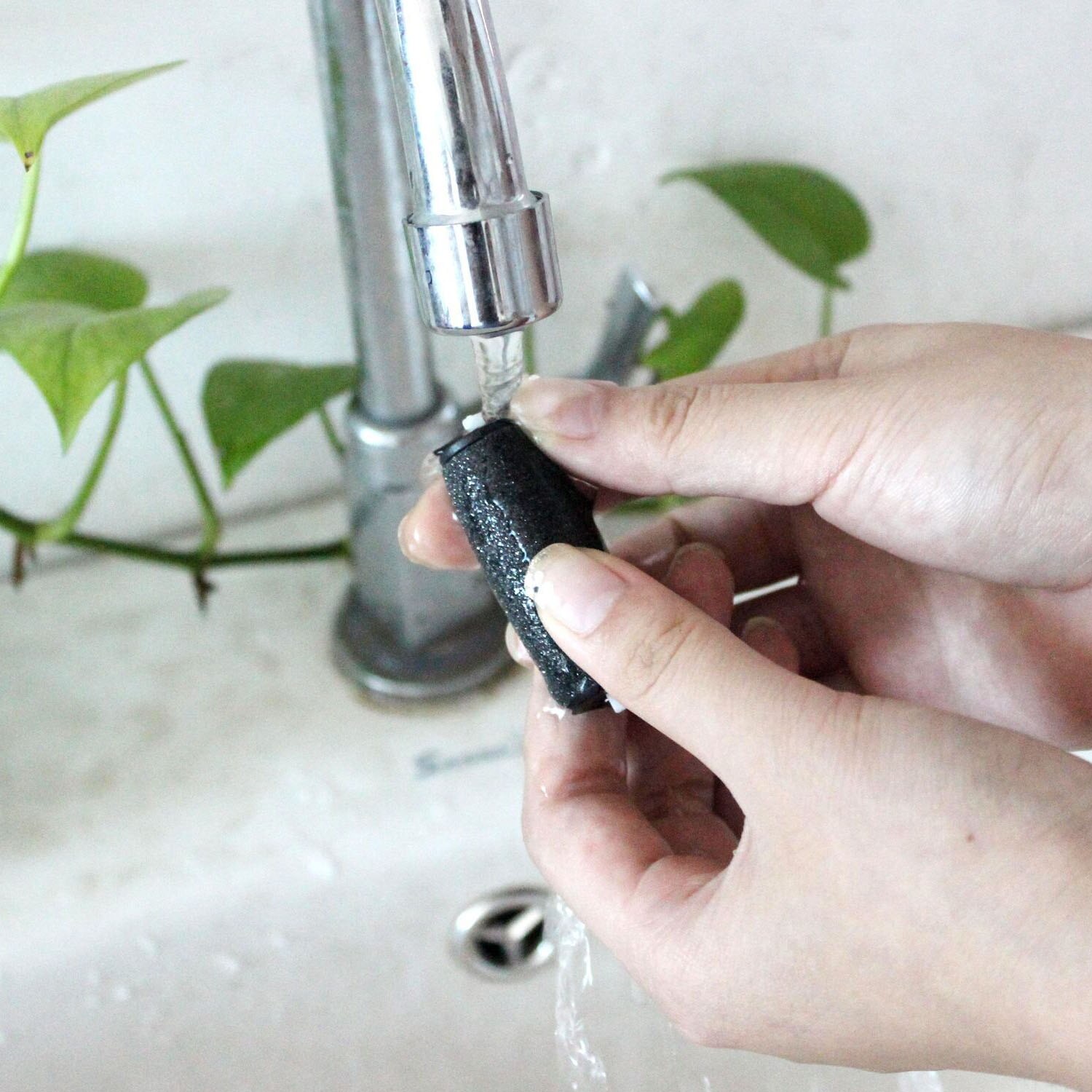 Rodillo de recarga de pedicura de 6 uds. Herramienta electrónica para rellenar los pies herramienta de reparación del rodillo para el cuidado de los pies máquina de pedicura cabeza del dispositivo negro