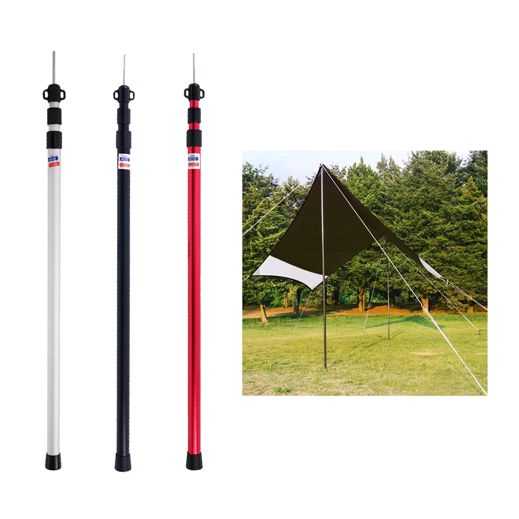 Vervanging Aluminium Tentstokken, Multifunctionele Tent Pole Rod Past Zowel Vrouwelijke En Mannelijke Uiteinden