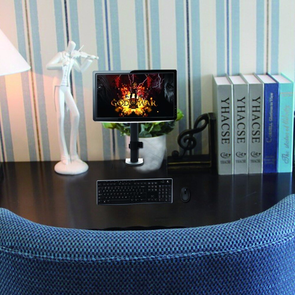 Voll Einstellbar Einzigen Arm LCD LED-Monitor Stand Schreibtisch Halterung für 13 "-27" Bildschirm Max VESA 100x100 MD6401