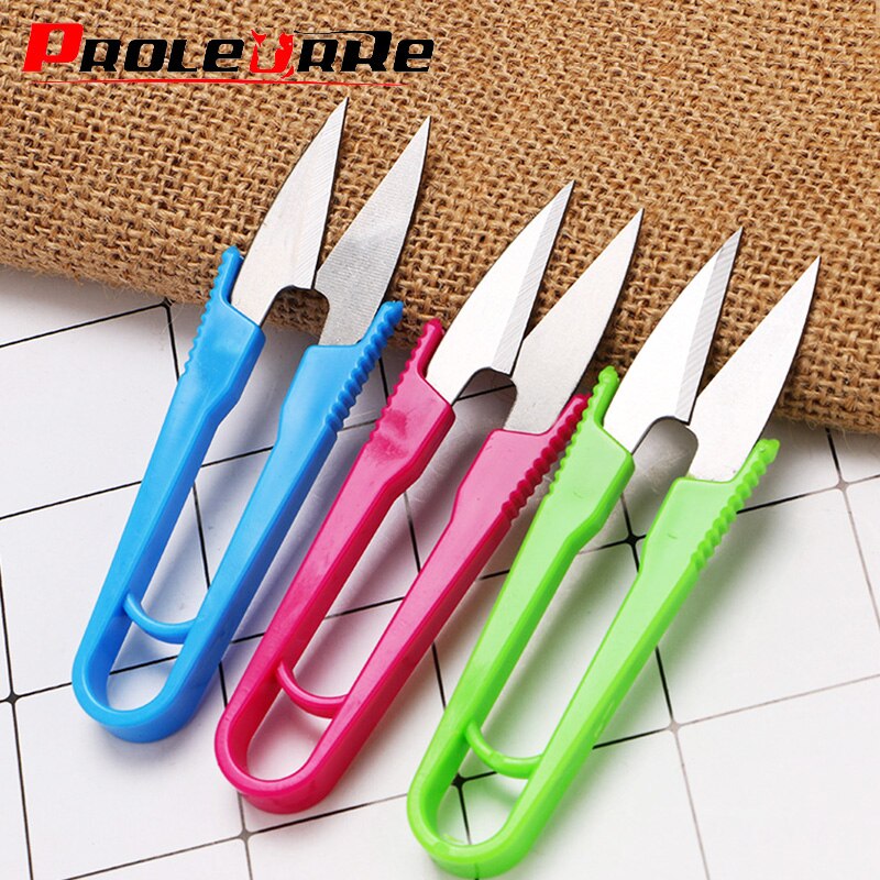 1PC Stainless Steel U-shaped Scissors Thread Wire Cutter Sewing Snips Embroidery Tailor Multifunction Cutters Sewing Craft