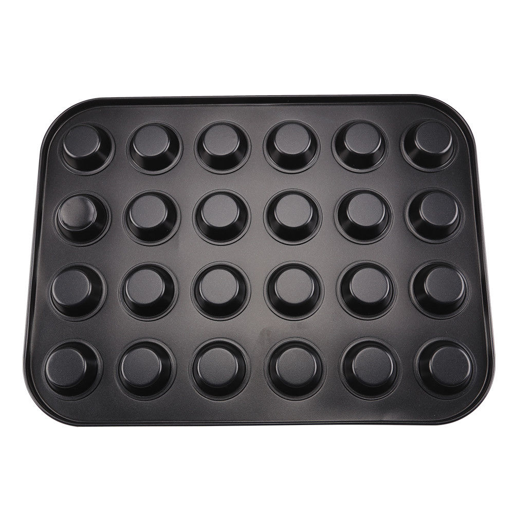 Cake Mold Pan Non Stick 24 Mini Cupcake Baking Pan Tray Tin Cup Cake Yorkshire Pudding Muffin Cake Mold Kitchen Accessories