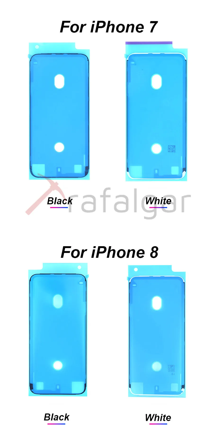 For iPhone 6 6S 7 8 Plus X XS 11 12 mini Pro Max XR LCD Display Frame Bezel Waterproof Sticker Adhesive Seal Repair Tape Glue