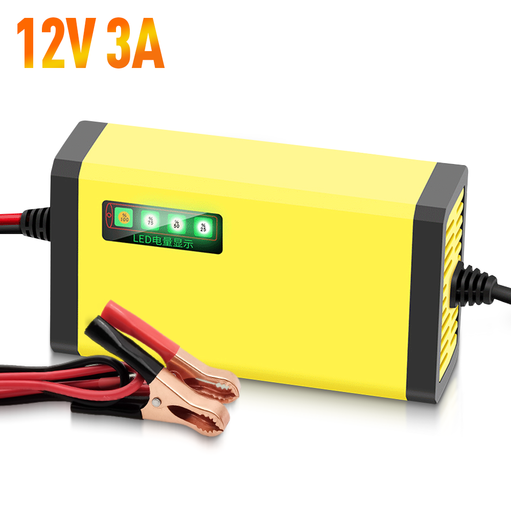 Auto Acculader 10a 12V Auto Acculader 24V 5a Auto Accesorries Digitale Display Detectie Pulse Reparatie Auto Oplader: Lavendel