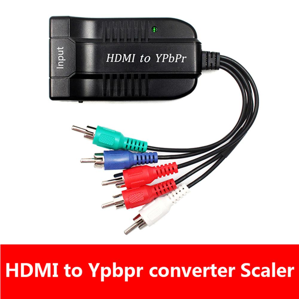Hdmi Naar Component Converter Kabel Scaler, Hdmi In Om Scaler Ypbpr 5RCA Component Out