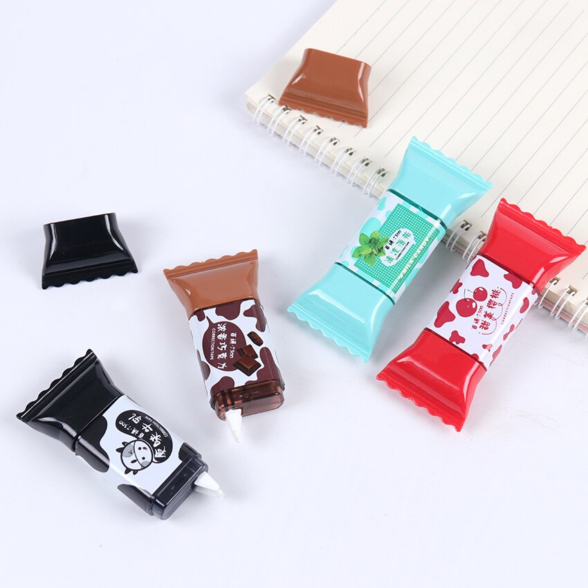 1PC Nette Candy Korrektur Band 3,5 m Kawaii Corrector Schreibwaren Schule Büro Student Lieferungen