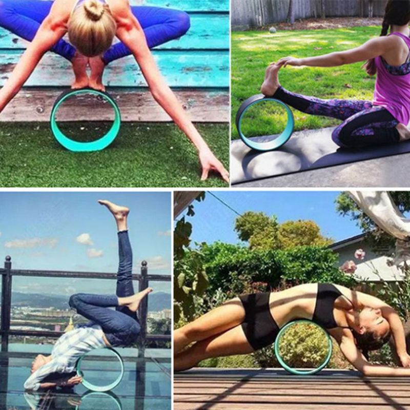 Yoga Wheel for Back Pain - Fitness Pilates Ring - 27RD