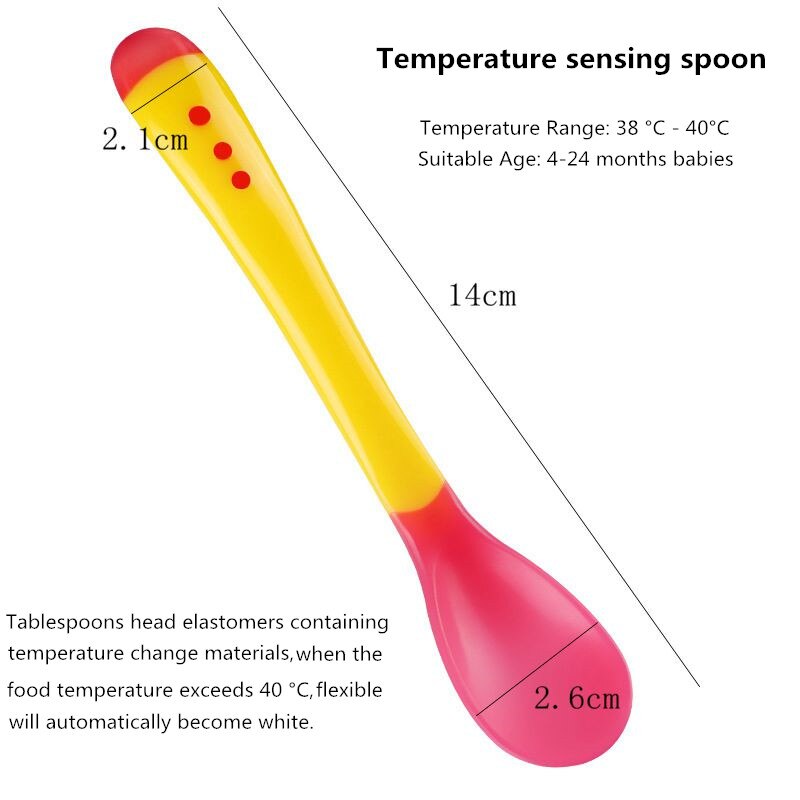 1pc Baby Sicherheit Silikon Löffel Kleinkind Zubringer freundlicher freundlicher Milchshake Suppe Fütterung Löffel BPA FREI Baby Utensilien Liefert: andere Stil