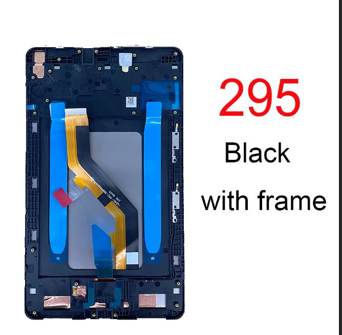 8 zoll für samsung tab  a 8.0 sm-t290 sm-t295 t290 t295 touchscreen lcd display digitizer glas panel montage + werkzeuge: 295 schwarz mit rahmen