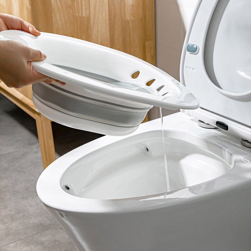 Folding Woman Bidet Portable-Female Private Parts Pregnant Women Wash The Butt Basin Wash Potty For Maternal Child Adult Toilet