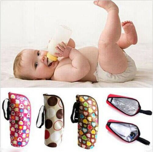 Milk Bottle Insulation Bag Cup Hang Thermal Warmer Tote Baby Cover Mummy Pouch