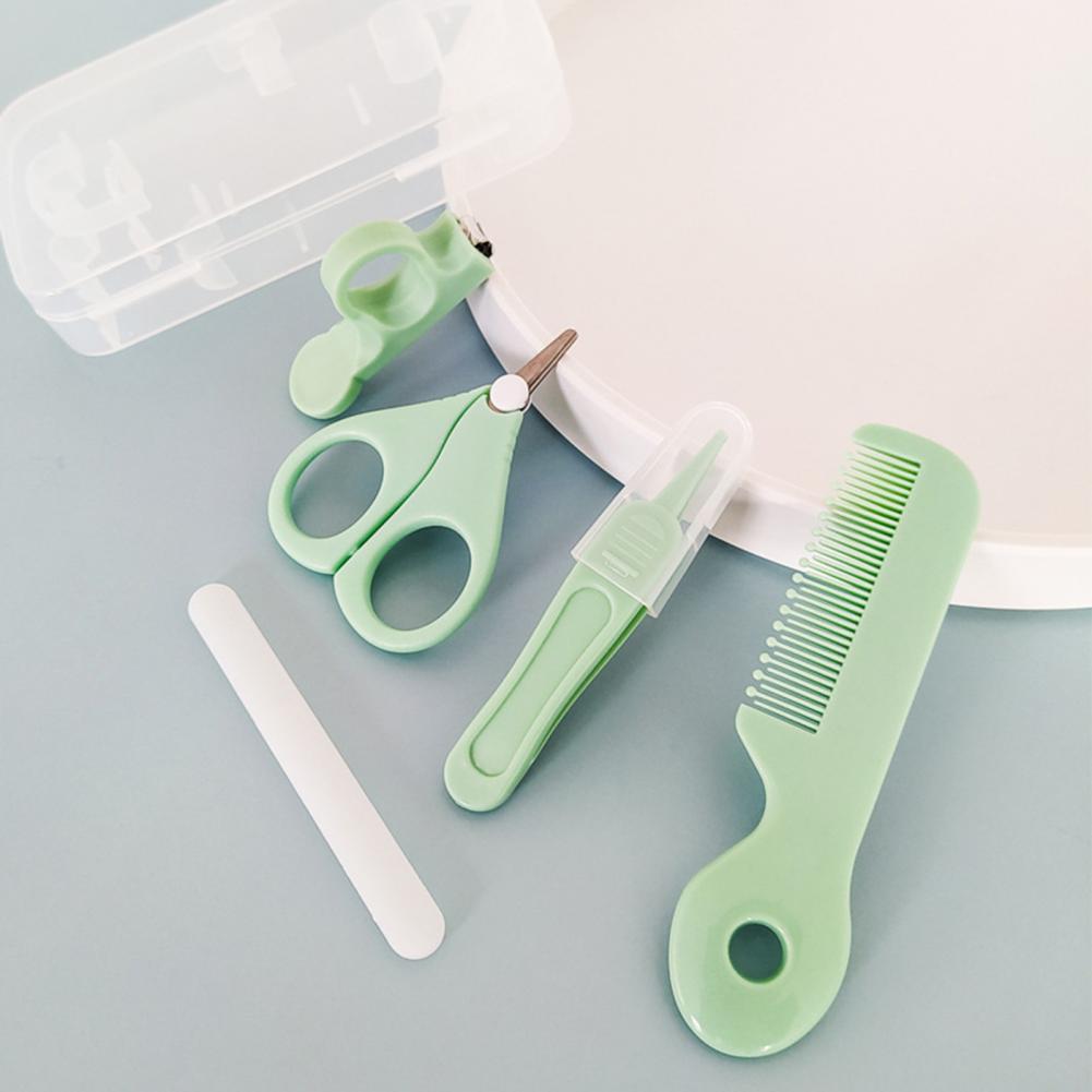 1 Set Nail Trimmer Gladde Rand Pp Ergonomie Handvat Kinderen Nagelknipper Set Manicure Set Voor Reizen