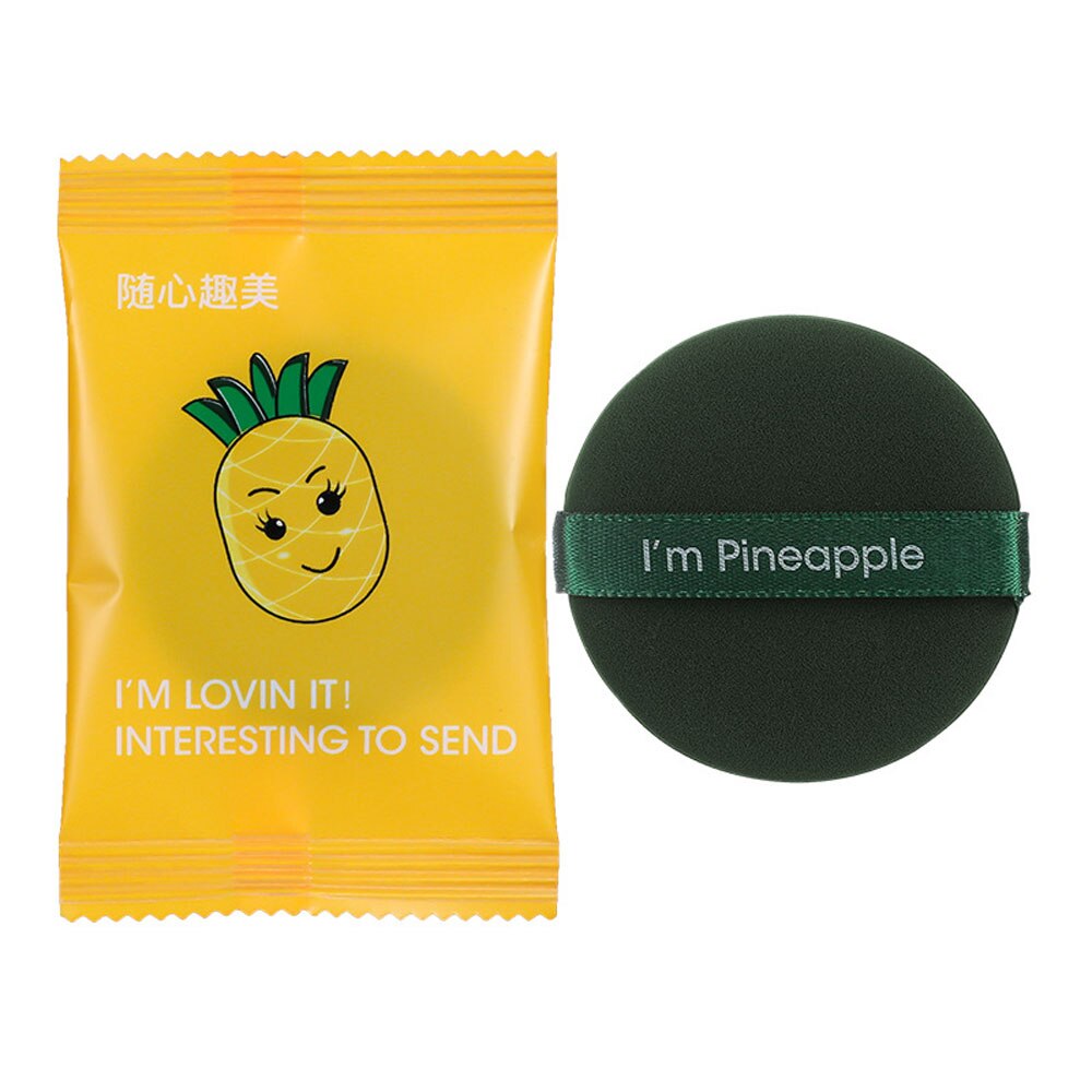 Round Shape Soft Cosmetic Puff Facial Face Body Powder Foundation Puff Portable Makeup Foundation Sponge: green Round Shape