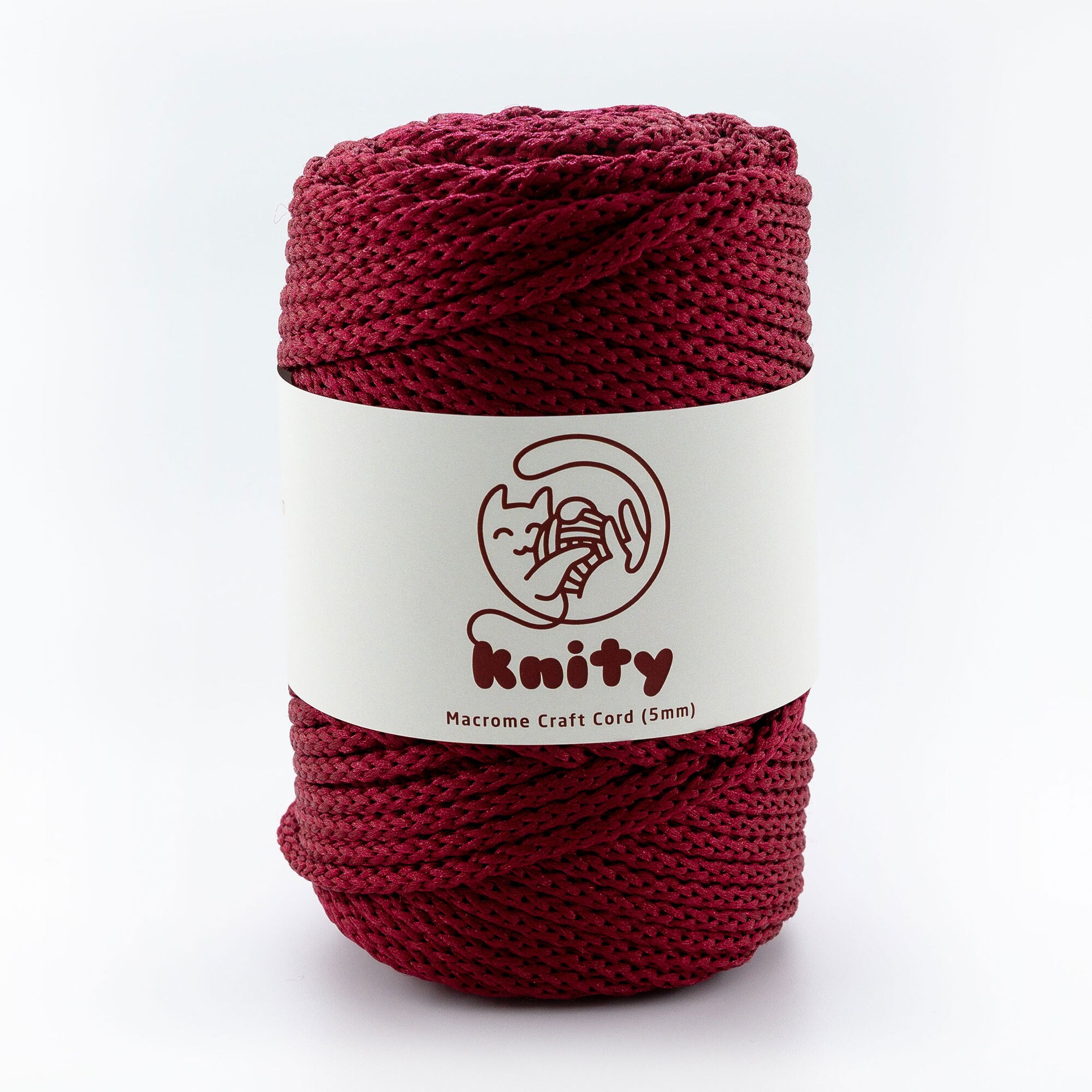 Knity Macrame Craft Cord 5mm Yarn 100m Fiber Crochet Knitting Braiding Knotting Weaving Chain Thread Handmade Rope Natural Braid: 113