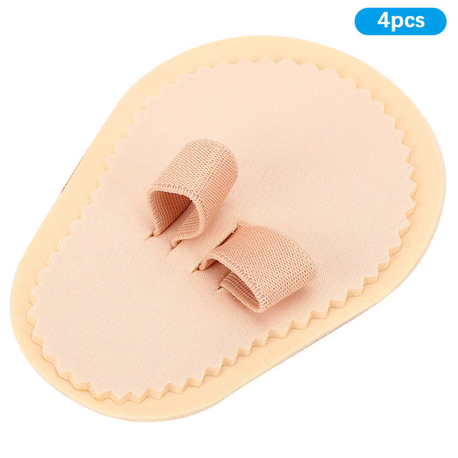 Teen rechtmaker 4 stuks teen rechtmaker scheiders beschermer hallux valgus corrector teen spalk afstandhouder afdekking beschermer