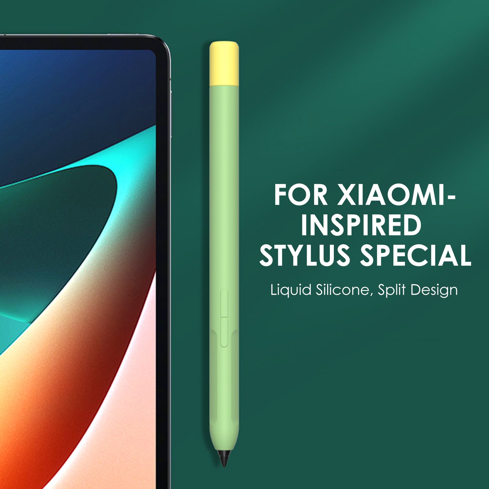 Colorful Soft Silicone For Xiao Mi Pencil Protective Case Compatible With Tablet Touch Pen Stylus Protective Sleeve Cover