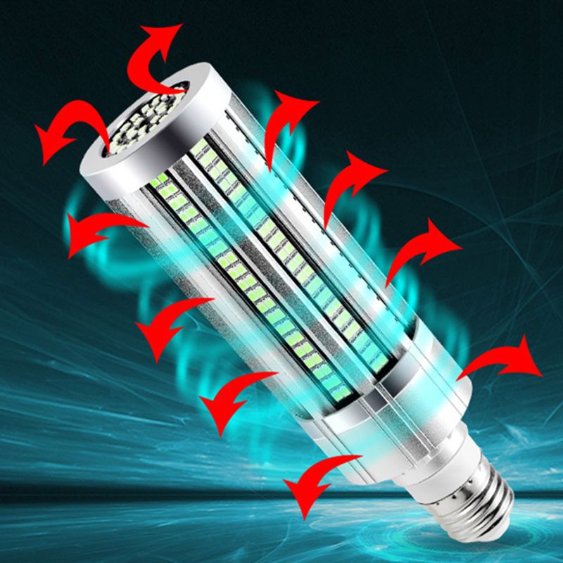 60W UVC Germicidal Light Ozone UV Ultraviolet Sterilizing Corn Bulb Lamp E26/E27 M2EE