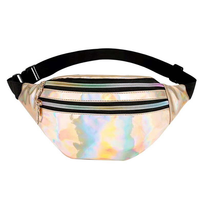 WENYUJH taille sac femme ceinture nouvelle étanche poitrine sac à main unisexe dames taille ventre sacs sac à main taille: gold-3