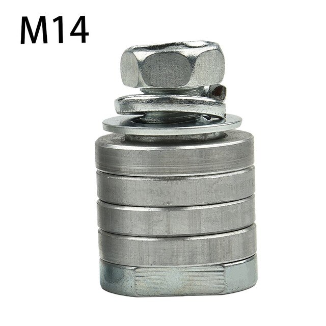 M10/M14 Angle Grinder Adapter Parts Grooving Machine Accessories Locking Plate High Hardness Power Tools: M14