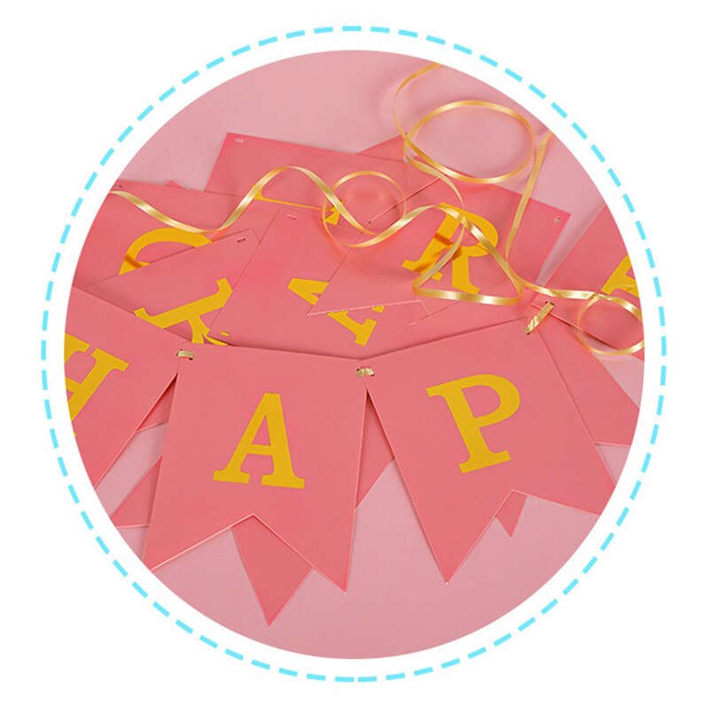 Tillykke med fødselsdagen papir krans spansk sprog bannere flag tillykke med fødselsdagen fest indretning levering baby shower dekoration forsyninger