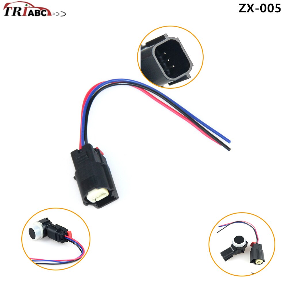 Pdc Parking Sensor Connector Kabel Plug Met 3-Draden Voor Ford Taurus Mks Mkt B-Max Edge Mustang expeditie Lincoln Gm Chevrolet