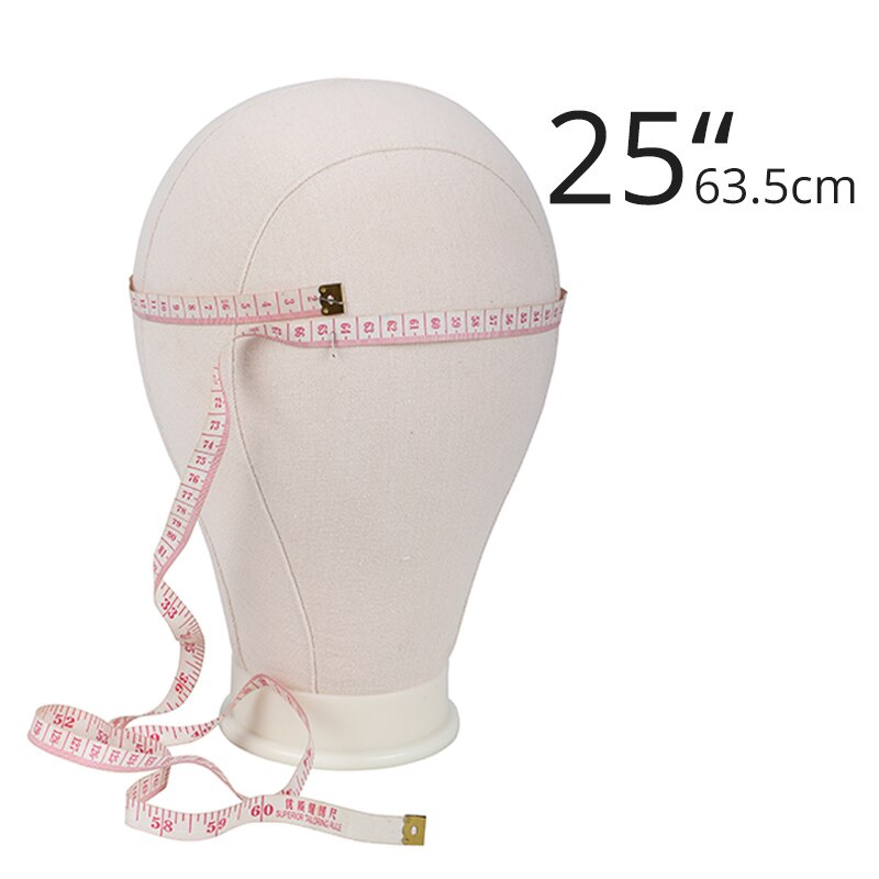 Plussign 11 PCS Wig Making Kit Canvas Block Head With Stand Mannequin Head Diy Styling Making Tools Heads Manequin: 25 Inch Head