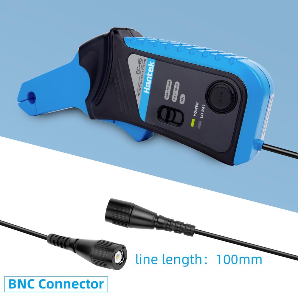Hantek NEWEST CC65 ac/dc current clamp meter current clamp for 20KHz handheld oscilloscope multimeter with BNC Connector: Default Title