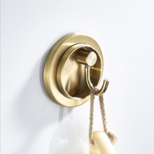 brushed gold 304 stainless steel coat hook wall hanging perforated thickened coat hat single hook kitchen hardware