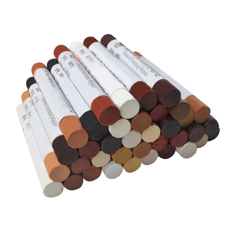 Scratch Repair Wax Pen Wooden Furniture Floor Repair Crayon Wood Scratch Filler Remover Wooden Furniture Up Tool 15 Colors